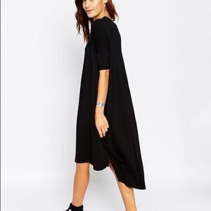 ASOS Oversize T-Shirt Dress With Curved Hem